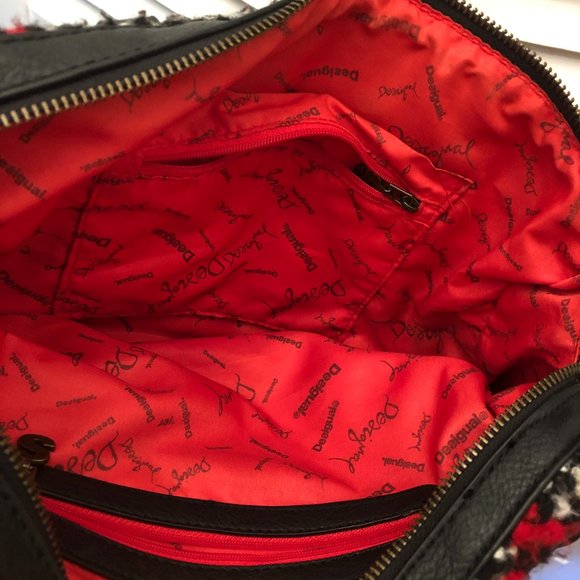 Desigual Bags Desigual Shoulder Patchy Bag Fabric And Faux Leather Poshmark